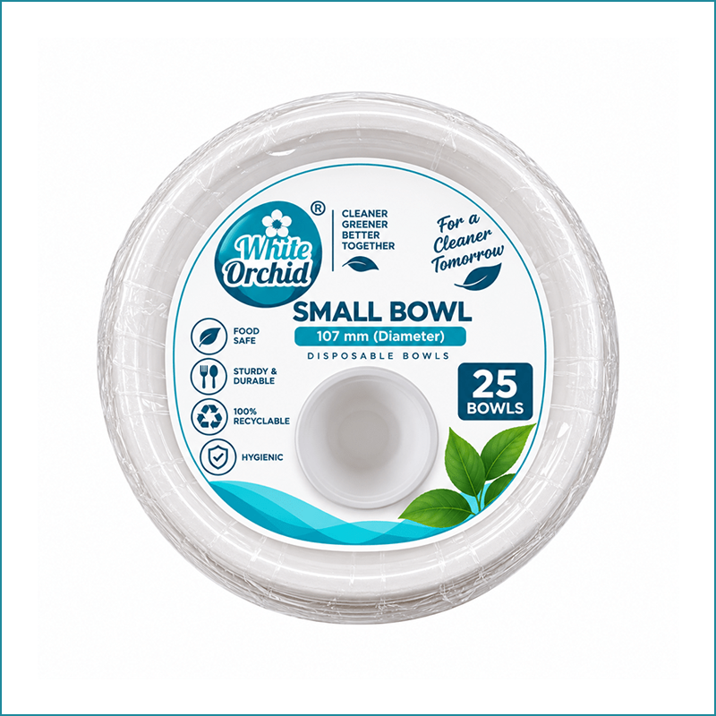 Manufacturer Exporter of Bagasse Small Bowl 180 ml in Ahmedabad - India